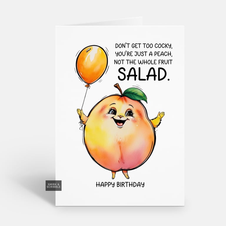 Unique Funny Birthday Card For Him Or Her 
