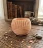 Brown Terracotta-Inspired Eco-Resin Candle Holder & Planter