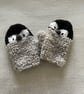 Penquin ear flap hat and mittens set - Image 6