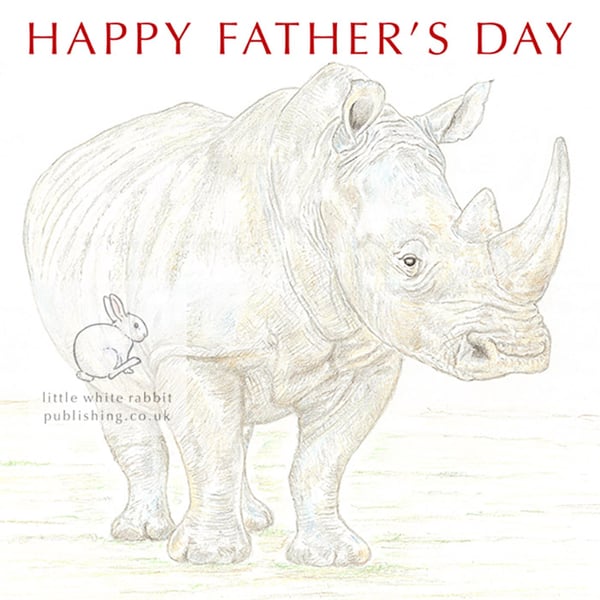 Rhino - Father's Day Card