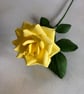 Paper flowers - yellow rose