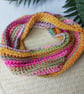 Crochet Hat & Scarf Set Infinity Scarf & Beanie 'Candy' - Image 3
