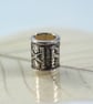 Silver Rune Bead Personalised Viking Charm For Necklace or Bracelet - Image 4