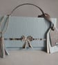Baby Blue and Silver Handbag Style Gift Box 