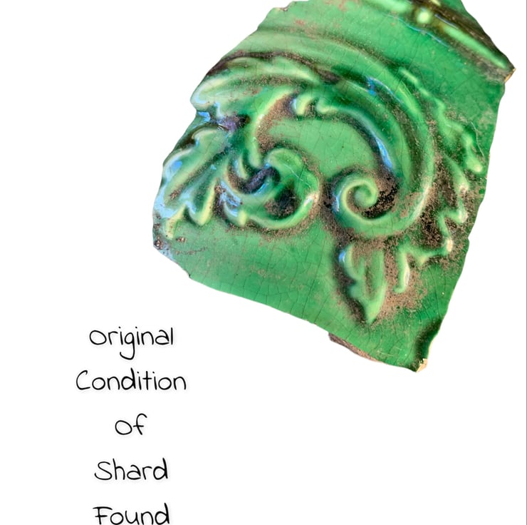 Handmade Hanging Decoration, Broken Ceramic, Un... Folksy