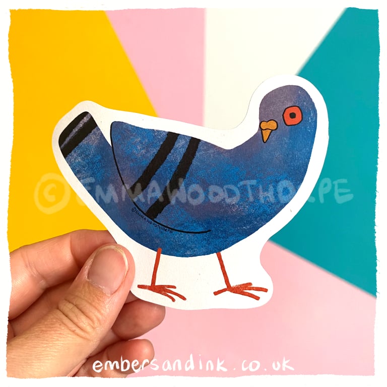 Pigeon Paper Sticker