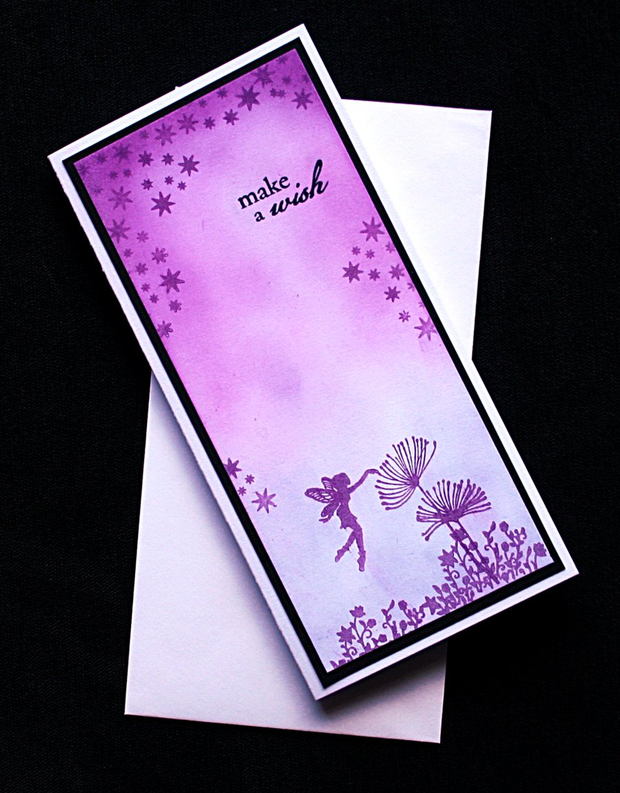 Make A Wish - Handcrafted (blank) Card - dr16-0001