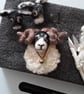 Needle Felted Sheep Brooch Swaledale  - Image 6