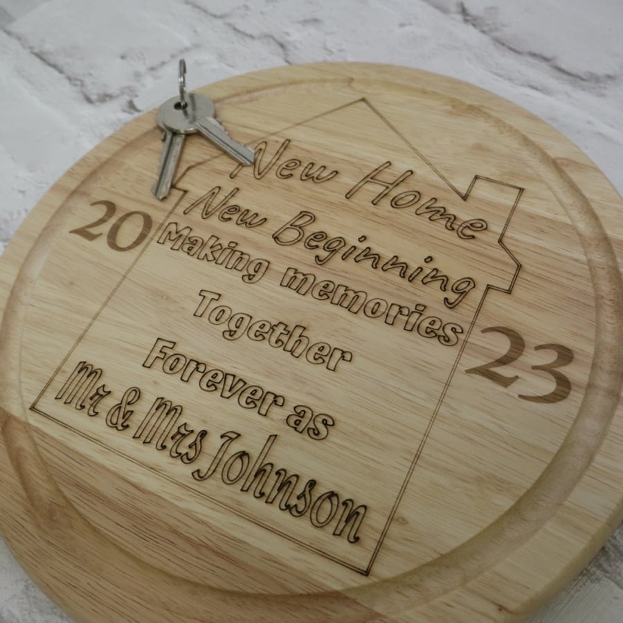 New home Chopping board Personalised.