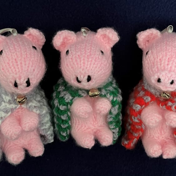 Festive Christmas Pigs in blankets set of 3