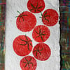 Tomatoes original screen print by Jo Brown