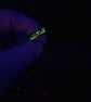 Resin ring with lava effect and glow in the dark 