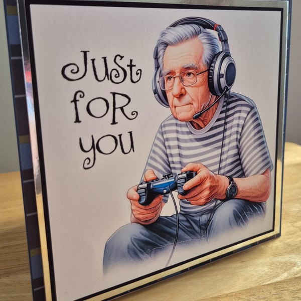 Handmade Greeting Card - Just for you