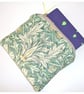 Purse William Morris Snakeshead Green Yellow Grey