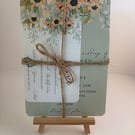 handmade wedding invitation