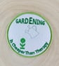 Gift For Keen Gardeners - Sew or Glue on Gardeners Patch