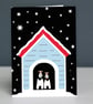 Snowy Dogs Christmas Card - Image 1
