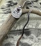 Viking Ship Bookmark with Garnet