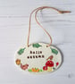"Hello Autumn" hanging plaque decoration, one supplied - Image 2