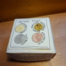 Set of Four Naturally Coloured Watercolour Paints