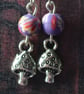 Toadstool earrings magical woodland themed - Image 4