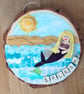 Wooden wall art mermaid - SPLASH