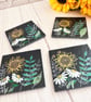 Hand Painted Sunflower Coaster  - Image 2