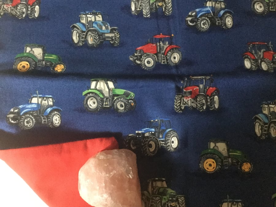 Handmade Cushion Cover - Tractors