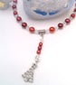 Pearl & Crystal Necklace and Earrings with Christmas Tree Charms, Christmas 2025 - Image 8