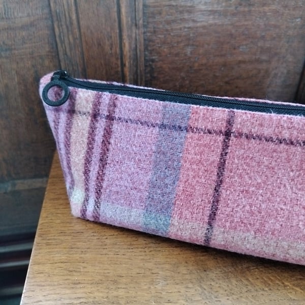 Tartan Knitting needle bag