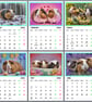 Guinea Pigs 2026 A4 Calendar Wall Hanging 