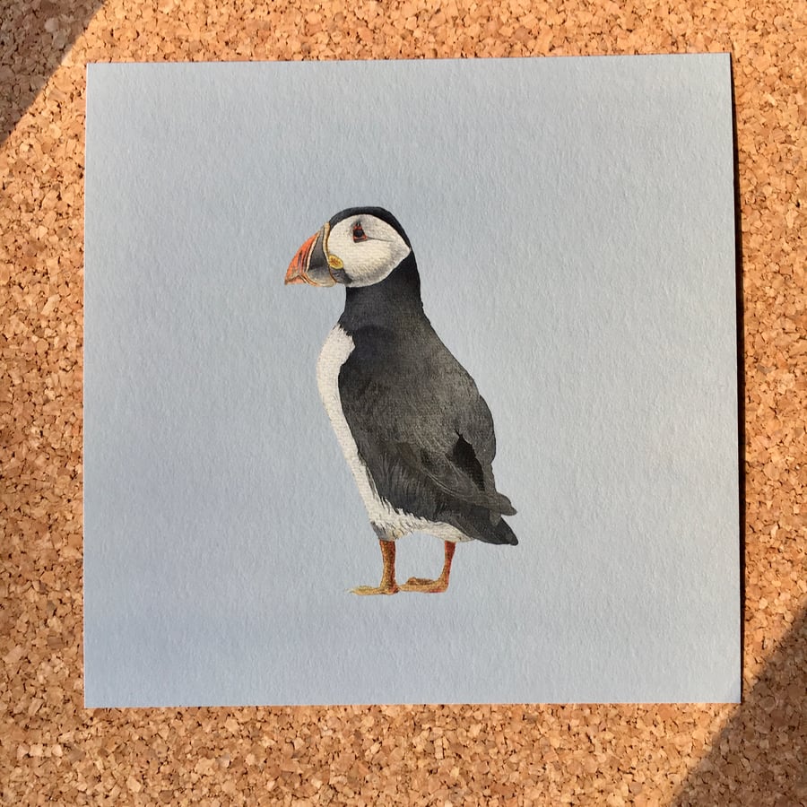 Puffin giclée print