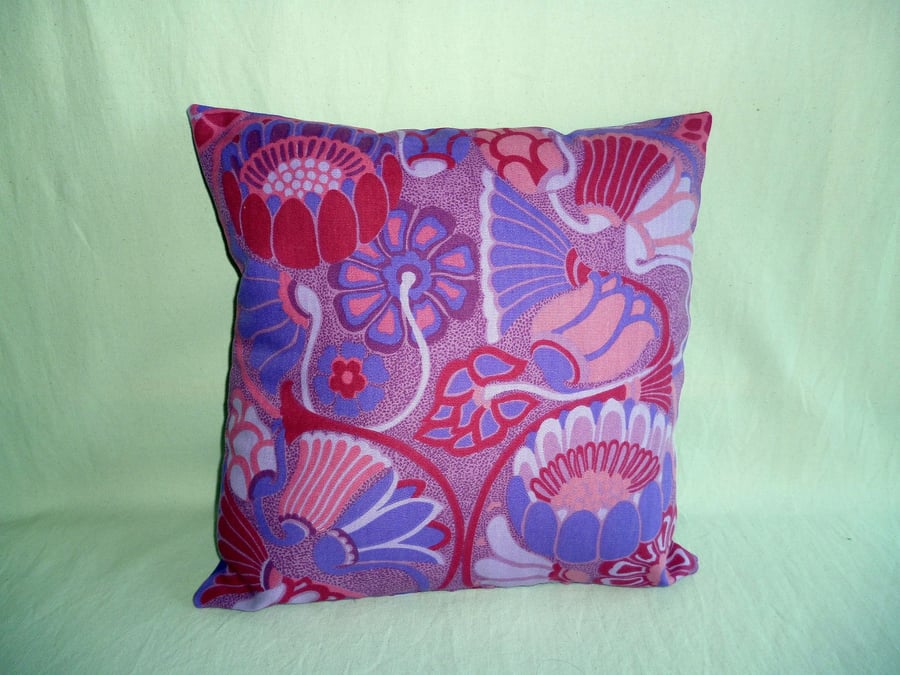  1960-70s  vintage fabric cushion cover