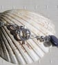 Blue Lapis Lazuli Gemstone Chunky Beaded Chakra Necklace "Blue Rose" - Image 6