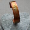 Oxidised Copper Cuff Bracelet Vintage Style