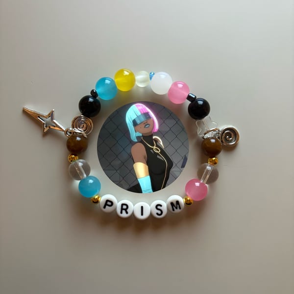 Prism Dispatch inspired handmade bracelet