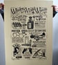Harry Potter "Weasley's Wheezes' Hand Pulled Limited Edition Screen Print - Image 5