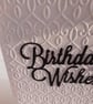 Birthday card. Handmade card, embossed card. . Ref 044.  - Image 5