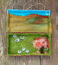 Needle felted Yorkshire Dales landscape in a vintage tin - Image 1