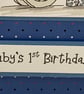 Handmade 1st birthday card - Image 3