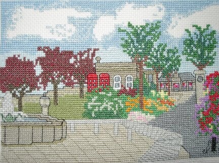 The Strand, Barnstaple in Devon cross stitch kit