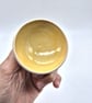 Small Yellow Lidded Ceramic Jar - Image 4