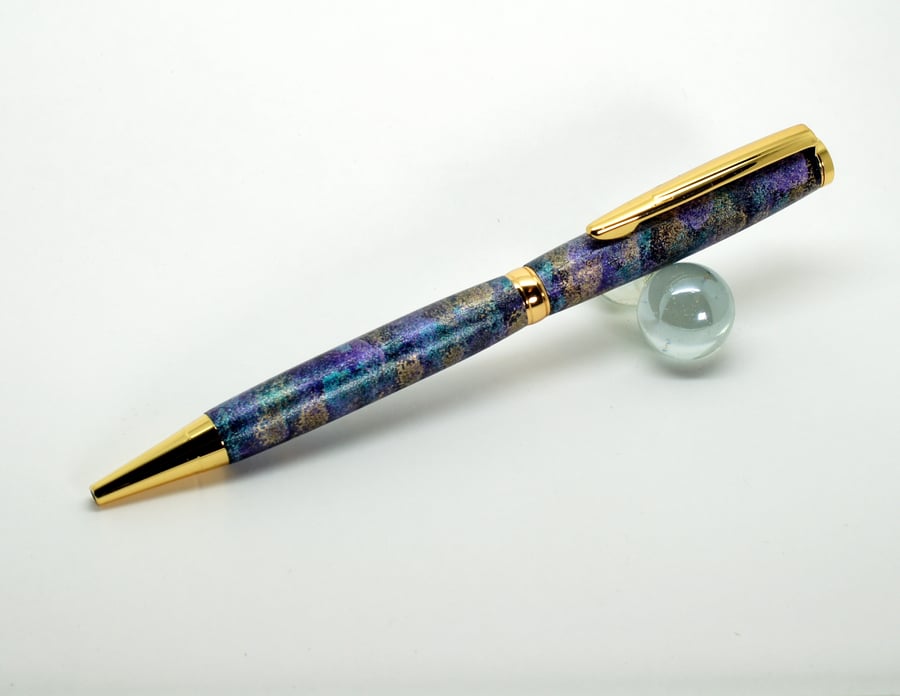 Hand Painted and Lacquered twist Pen