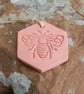Bee Hexagonal Terracotta Essential Oil Diffuser - Natural Air Freshener