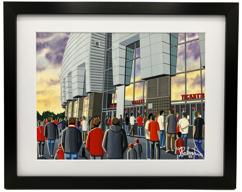 Arizona NFL High Quality Framed Art Print. Approx A4