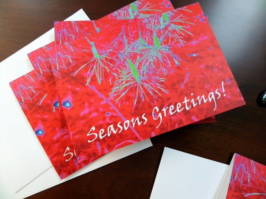 Festive Fir - Pack of Five Christmas Cards
