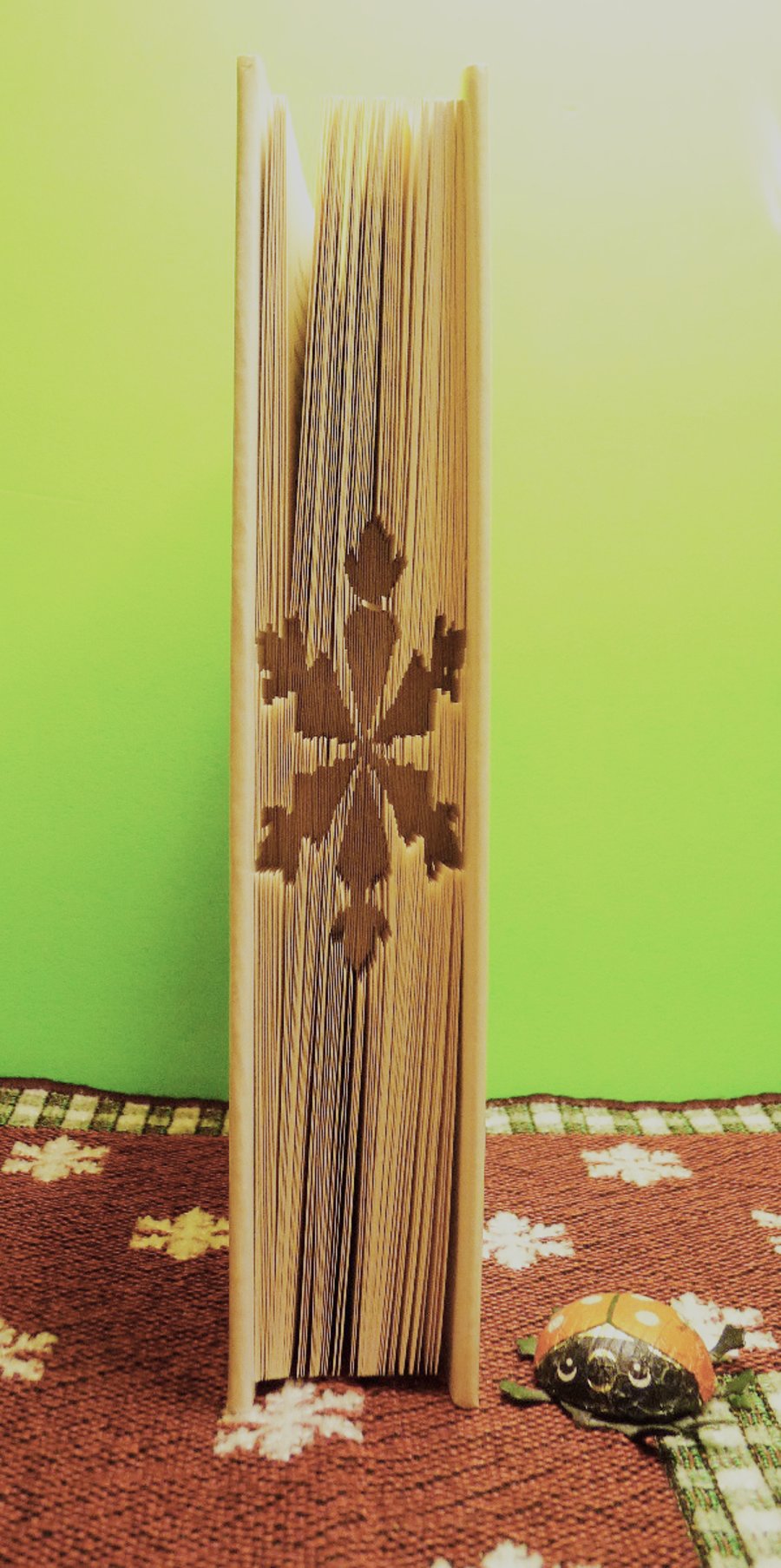 Mini Snowflake 2 CUT & FOLD Book Folding Pattern - EMAILED PDF PATTERN