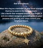 Personalised Star Charm Gold Plated Beaded Ring 
