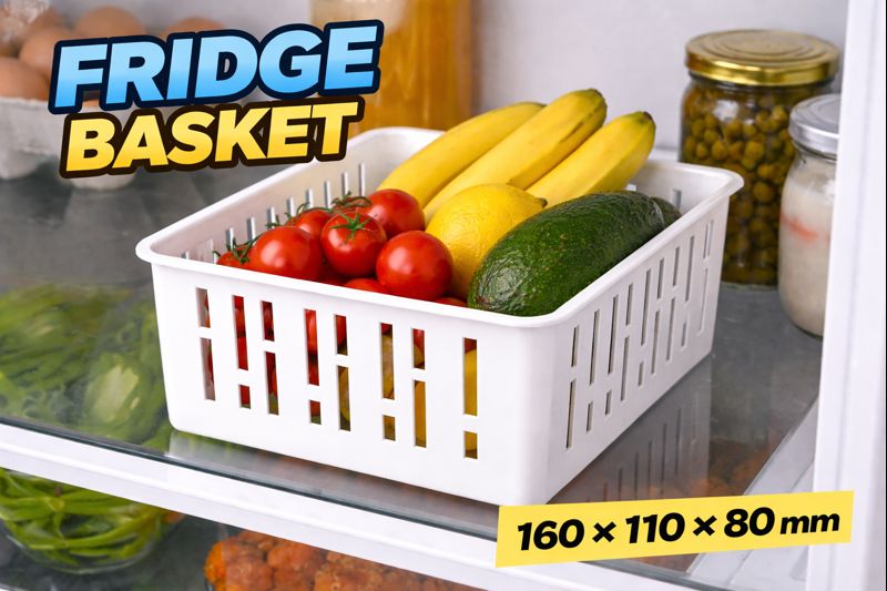 Fridge Basket With Ventilation - 160 - 110 - 80mm