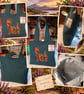  Harris Tweed Tote bag with fox design  - Image 2